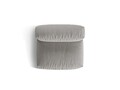Modul pentru canapea, 1 loc, Martina-169, Micadoni Home, 92x106x75 cm, tesatura structurata catifelata, gri deschis