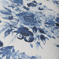 Lenjerie de pat Sorli, Homla, 200x220 cm, 80x80 cm, bumbac, alb/albastru
