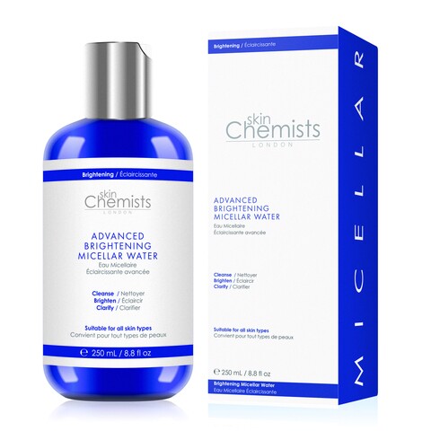 Apa micelara iluminatoare, SkinChemists, Advanced Brightening Marine Micellar Water, 250 ml