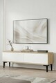 Comoda TV, Hanah Home, Didema 120, 120x40.5x30 cm, Stejar Safir / Alb