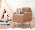 Fotoliu pentru copii, Fluffe, 209FLF1429, Blana artificiala, Maro
