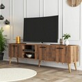Comoda TV, Mezza, Exxen, 180x53x35 cm, Maro