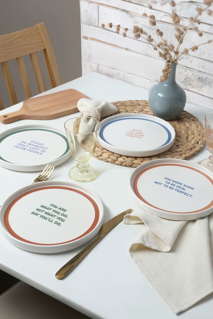 Set de servire pentru tort (4 piese), L'essentiel Maison, 275KRM2263, Multicolor - view 2