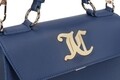 Geanta Juicy Couture 175, 30x14x20 cm, piele ecologica, albastru inchis