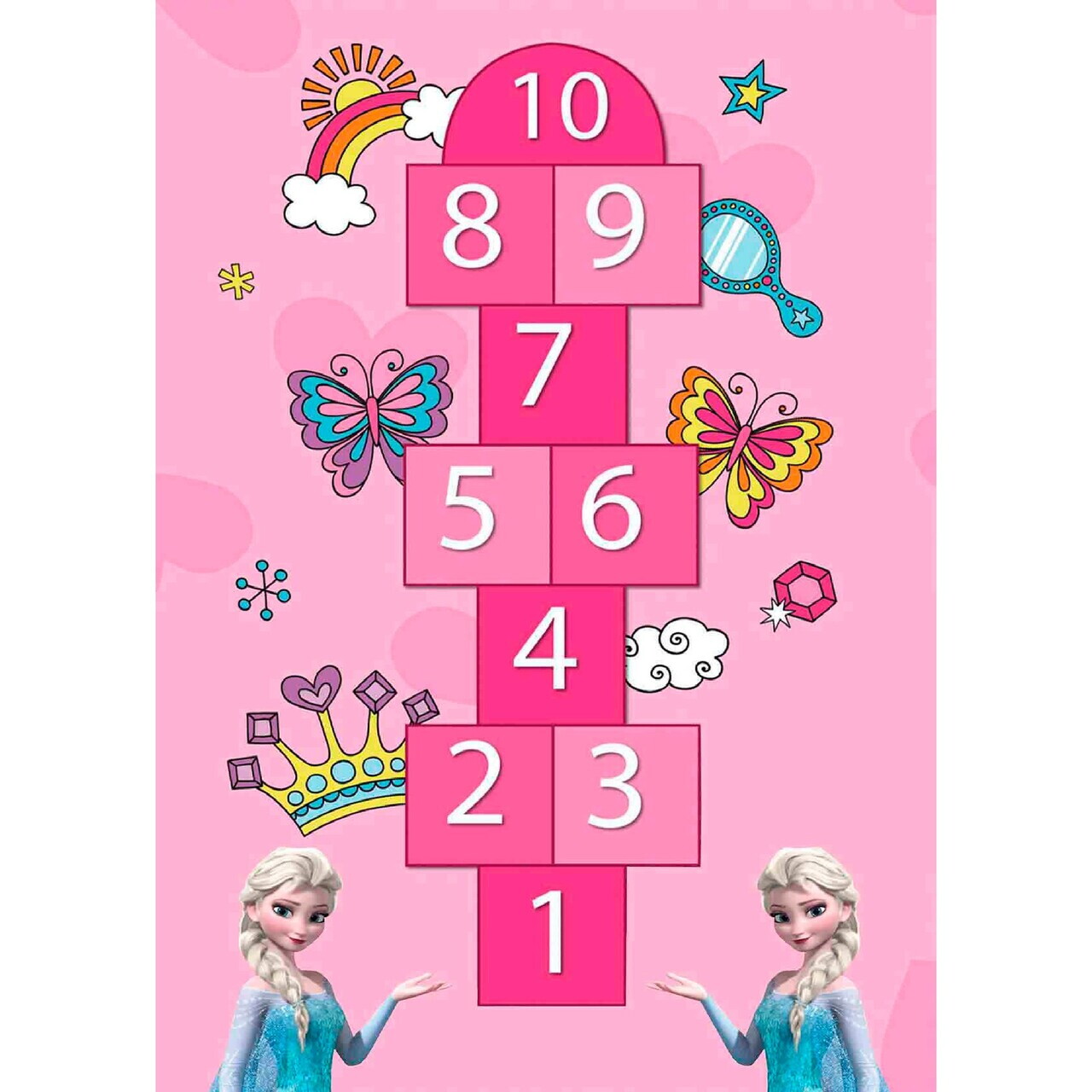 Covor, Hmnt481, 120x180 cm, Pink / Blue / White / Yellow — imaginea 2