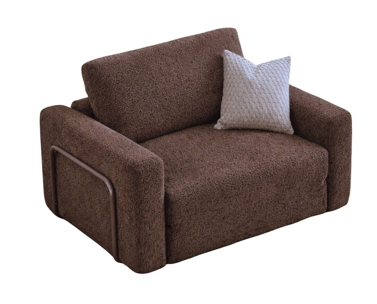 Fotoliu extensibil, Atelier del Sofa, 118FVL1102, Tesatura Boucle, Maro - view 8