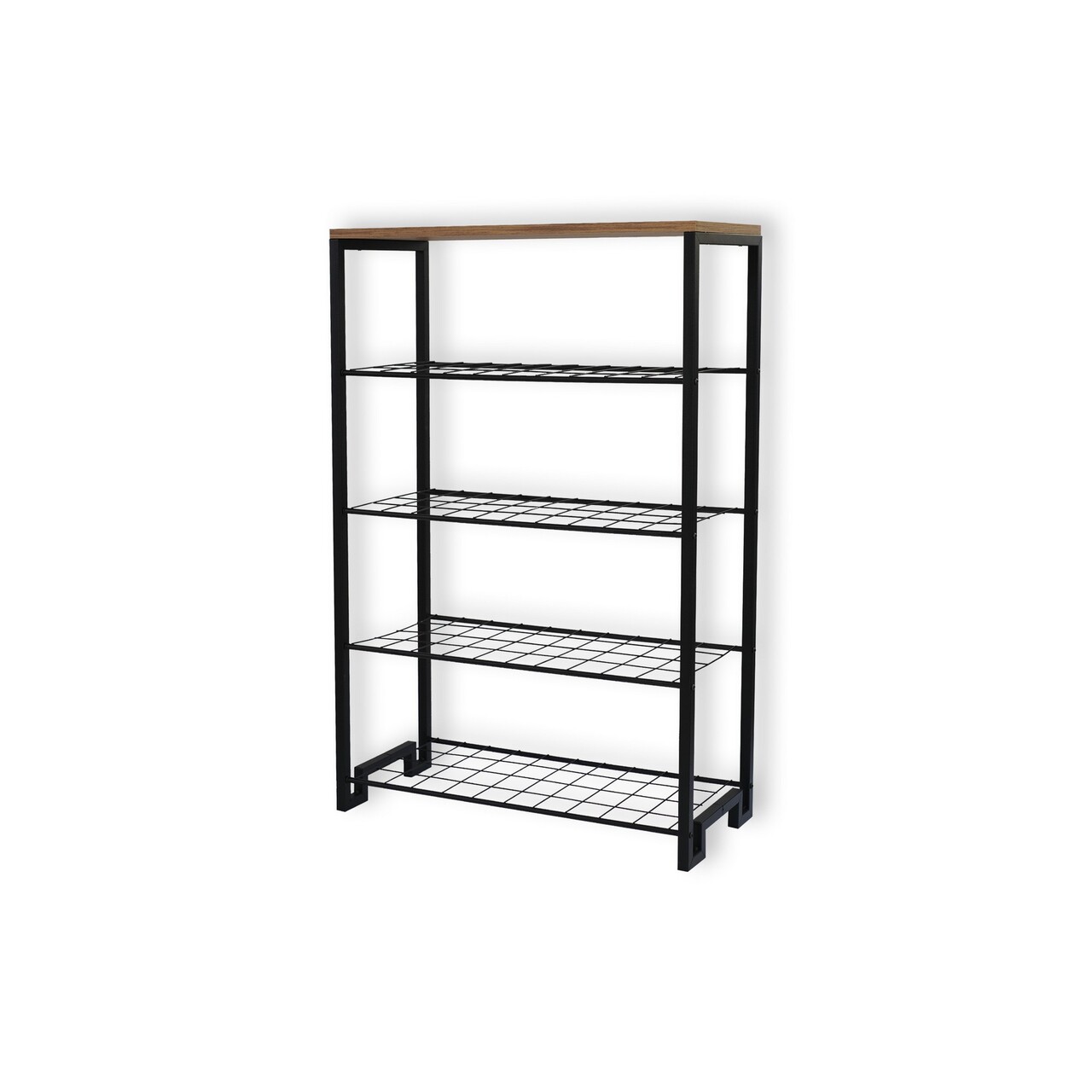 Pantofar, Puqa Design, Nancy, 30x72x109 cm, PAL, Pin Atlantic / Negru - 1 | YEO