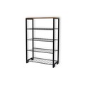Pantofar, Puqa Design, Nancy, 30x72x109 cm, PAL, Pin Atlantic / Negru