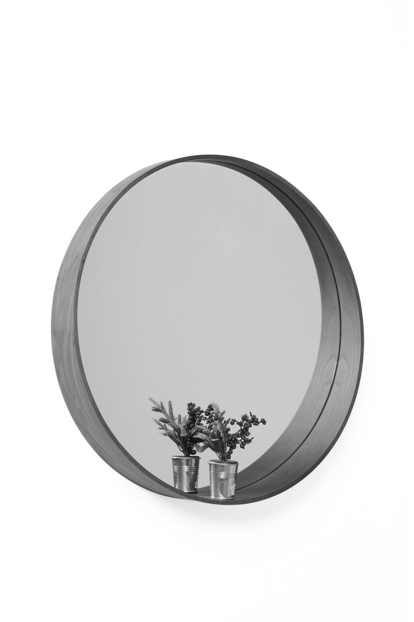 Oglinda decorativa Hanah Home Bias 80 100% WALNUT COATED MDF Maro