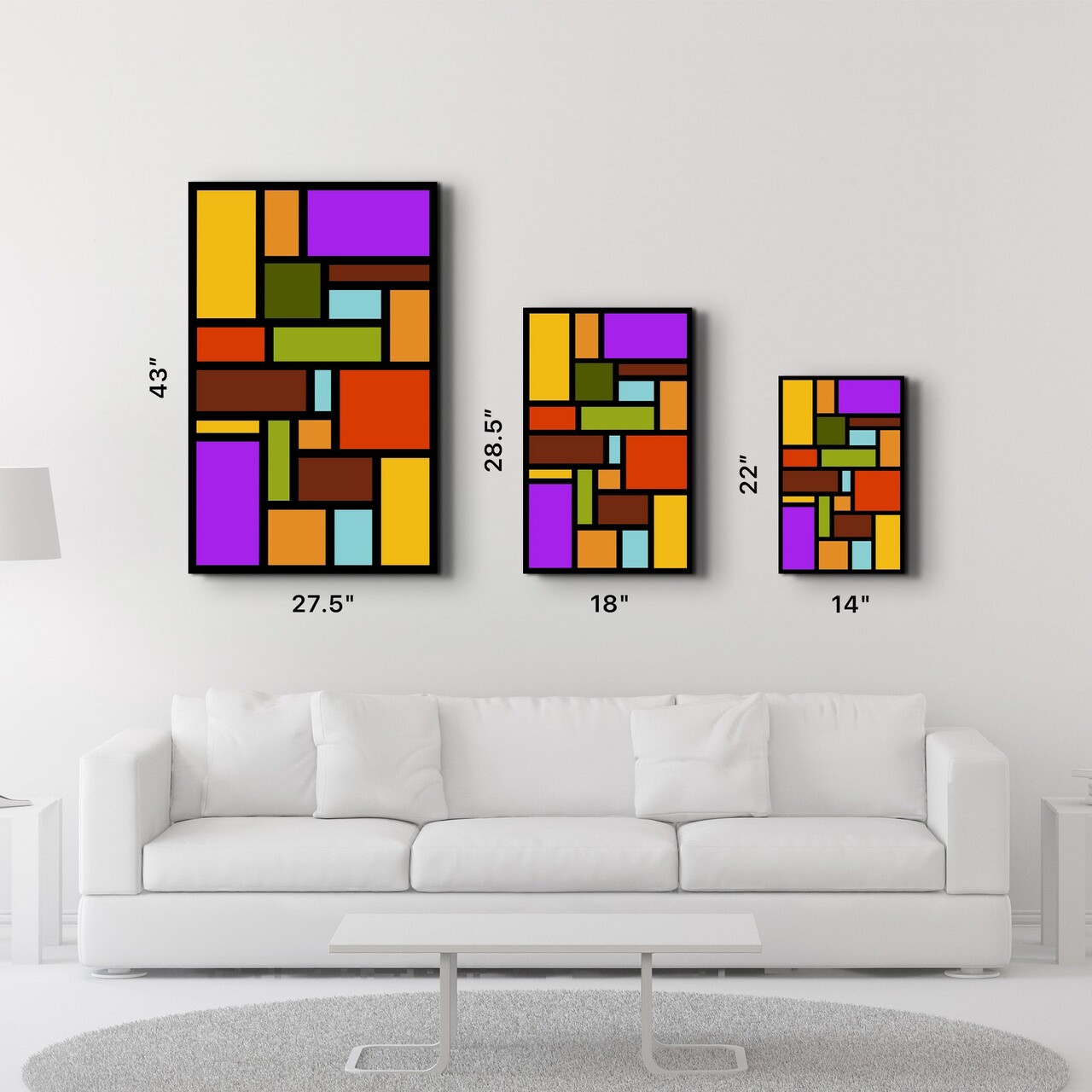 Tablou decorativ, VFT-3015, Dimensiuni: 46 x 72 cm, Multicolor - view 6