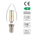 Bec LED, Sage, E14 Düz Gün Işığı, E14, 4 W, 3000K, 450 Lm,  sticla