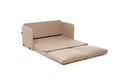 Canapea extensibilă cu 2 locuri, Futon, 859FTN2891, Metal , Bej