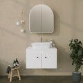Dulap de baie, Neostill, Hope Cabinet, 12x45x50 cm, 100% CARTON DURO, Alb