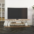 Comoda TV Canaz, Kalune Design, 120x30x33 cm, maro/negru