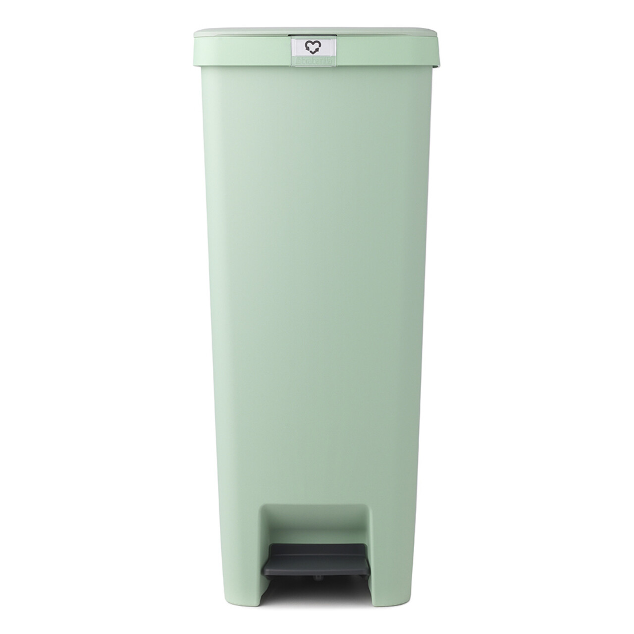 Cos de gunoi cu pedala, Brabantia, StepUp, 40 L, 35.2x28x66.6 cm, polipropilena, verde jad