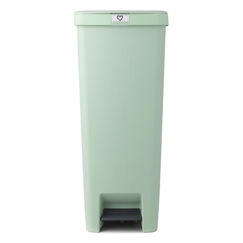 Cos de gunoi cu pedala, Brabantia, StepUp, 40 L, 35.2x28x66.6 cm, polipropilena, verde jad
