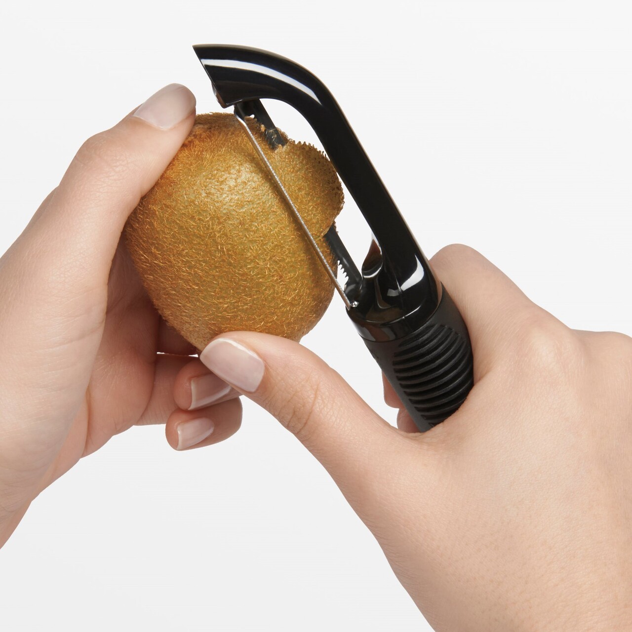 Decojitor inox, lama serata, 17,8 cm, "Good Grips" - OXO - imagine 6