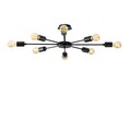 Lustra, Tatum, 584TTM1207, Fier, Negru