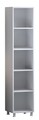 Dulap multifunctional, Rabi, Rb-055, 35x180x33 cm, Alb mat