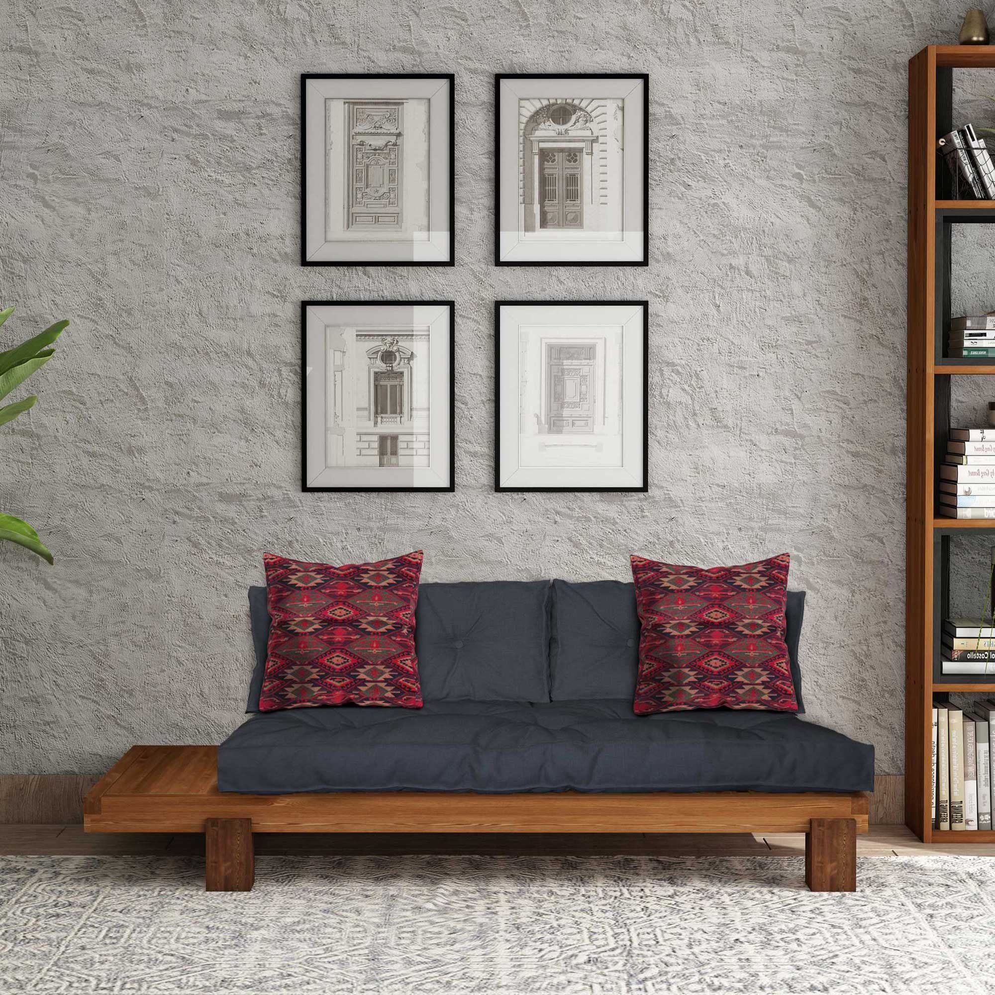 Șezlong, Atelier del Sofa, 135PLT1118, Lemn , Teak / Albastru marin