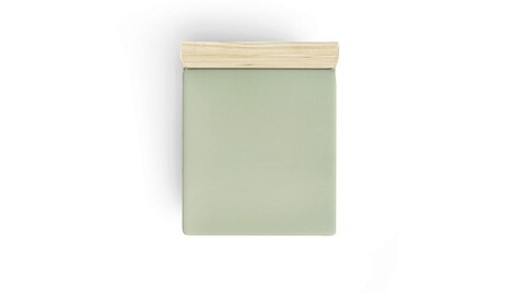 Cearceaf cu elastic pat dublu (it), green, patik, bumbac