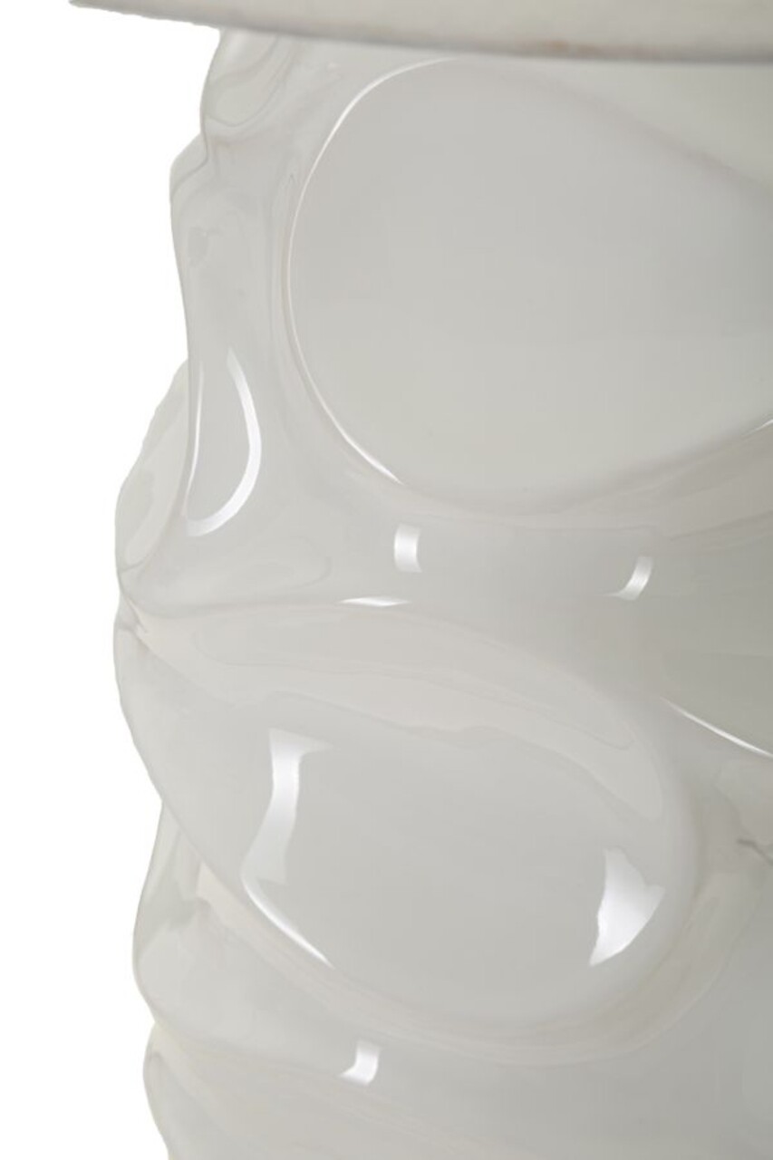 Lampadar Warsaw, Mauro Ferretti, 1 x E27, 40W, 45x83 cm, ceramica/fier, alb - view 5