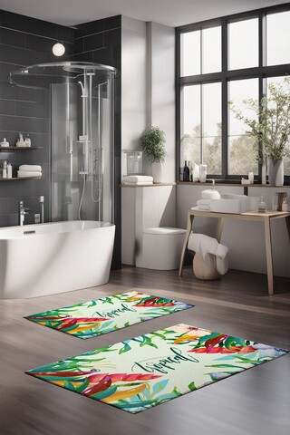 Set covorase de baie, Cartwright, CT-5306, Poliester, Multicolor