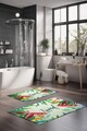 Set covorase de baie, Cartwright, CT-5306, Poliester, Multicolor