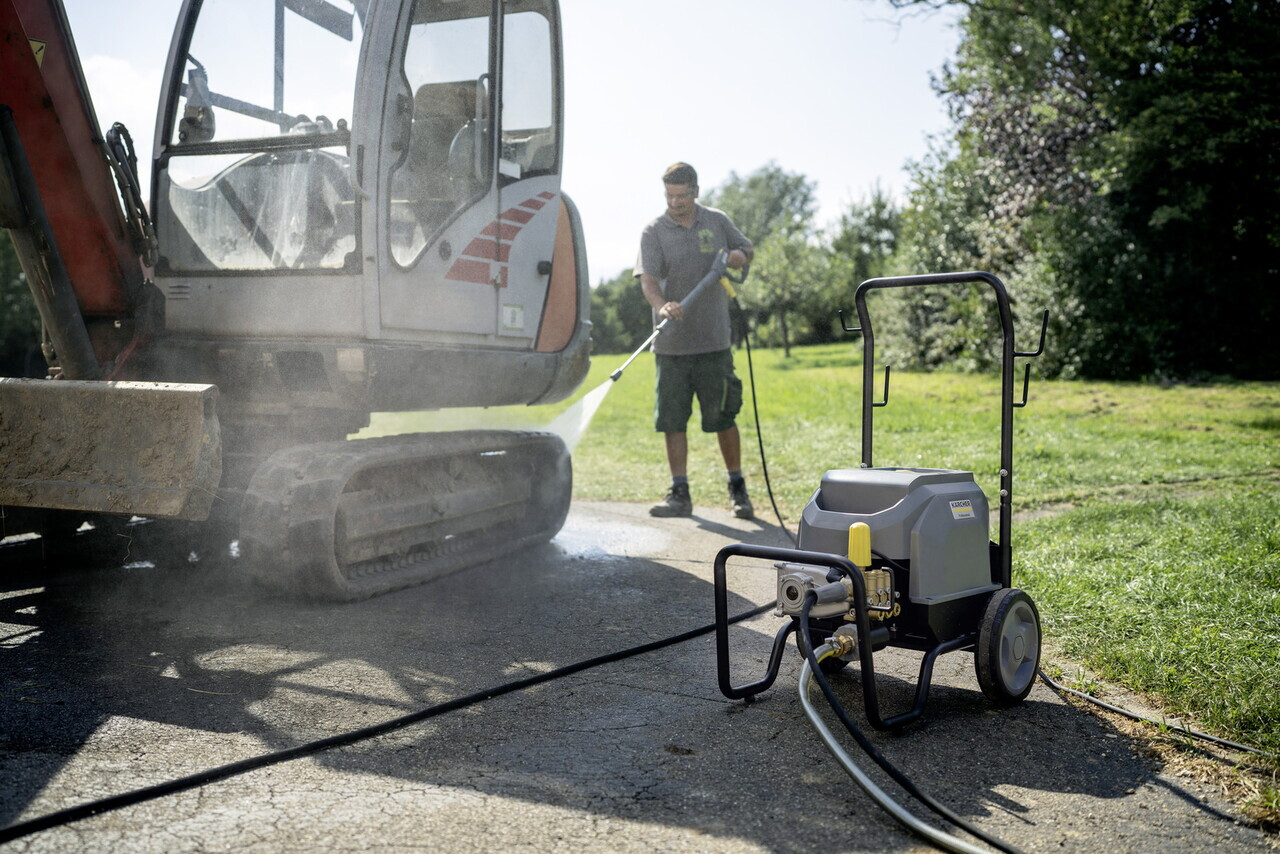 Aparat de spalat cu presiune profesional HD 10/20-4 M Classic, Karcher, gri — imaginea 2