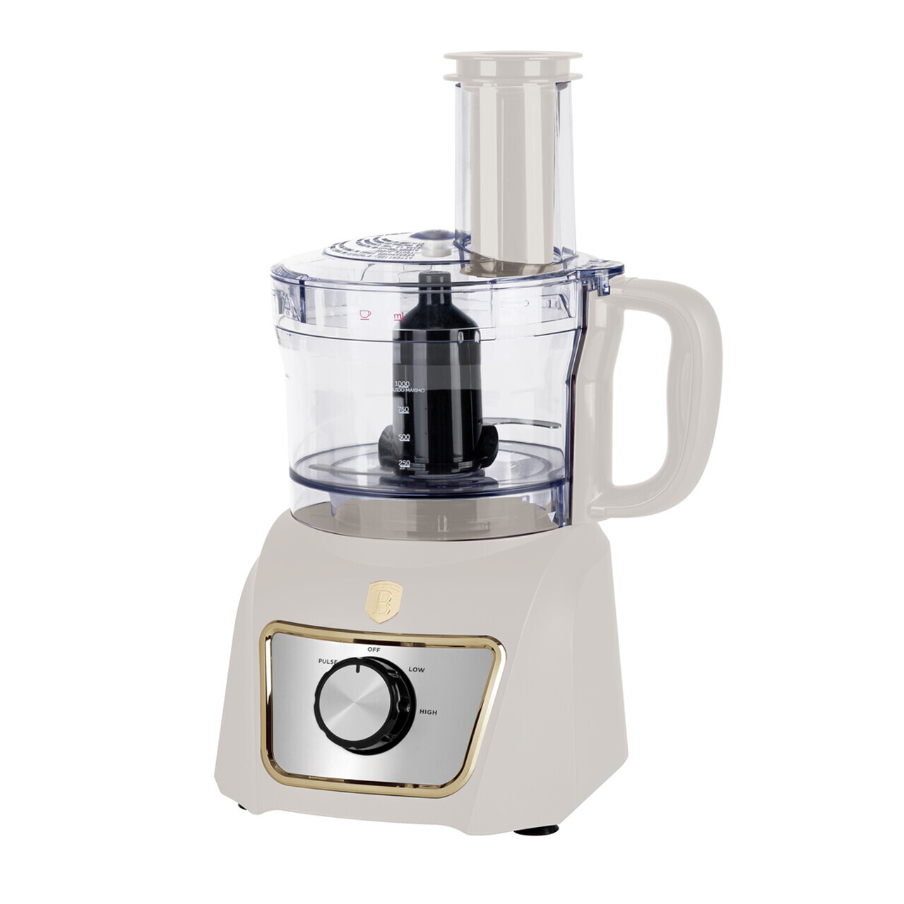 Set blender 8 in 1 Berlinger Haus, Sahara, 500W, inox/plastic, crem/transparent - imagine 9