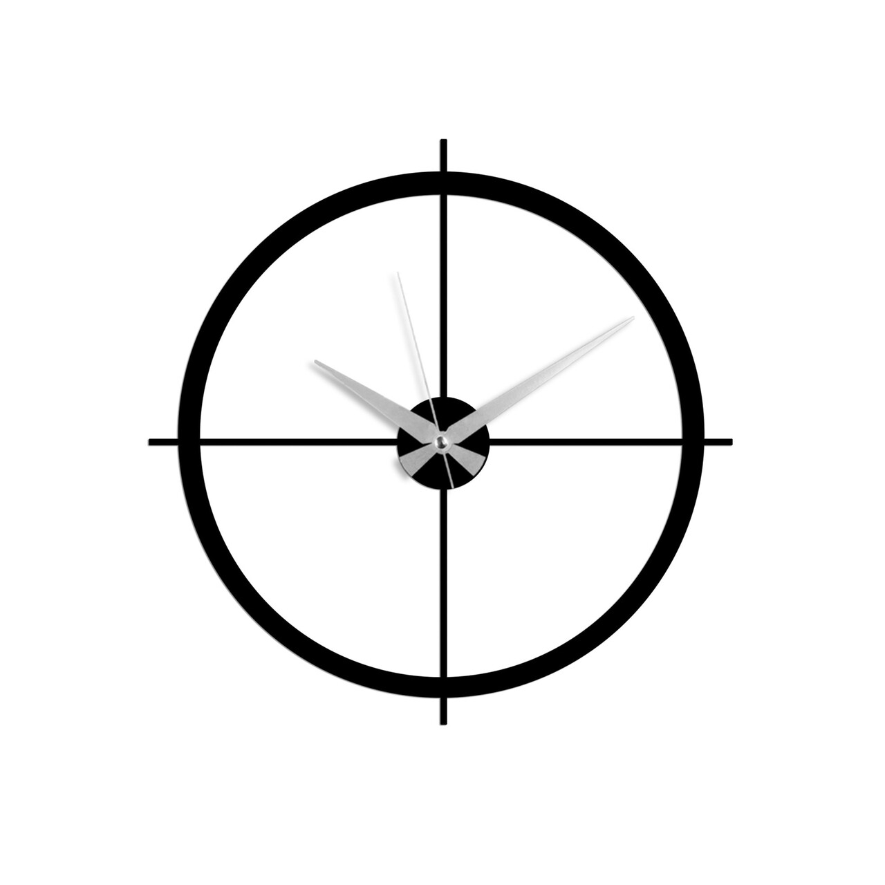 Ceas de perete, Simple, Dimensiune: 49 x 49 cm, Negru - view 5