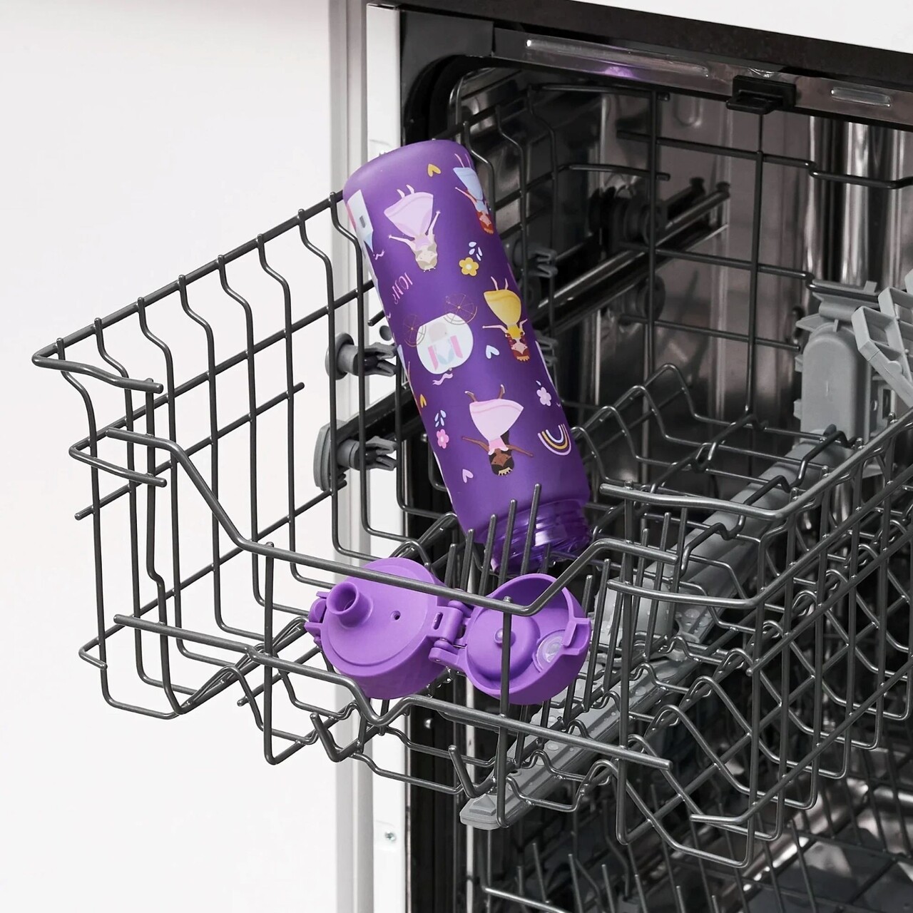 Sticla apa pentru copii Slim, recyclon, 500ml, Princess - Ion8 - imagine 9