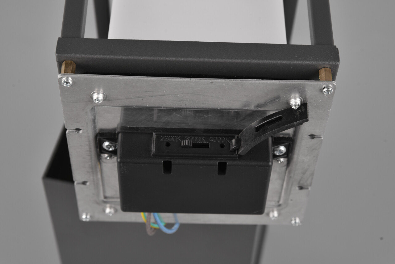 Lampadar de exterior Witham, TRIO, 15x15x80 cm, 14.5W, 1x SMD, metal, antracit