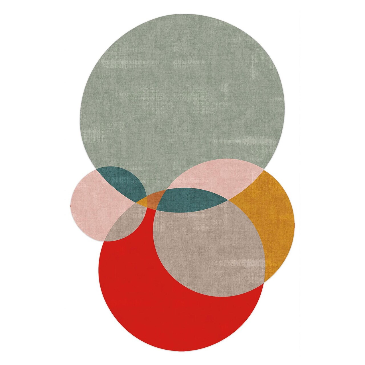 Covor, Fr369, 100x200 cm, Rosu — imaginea 3