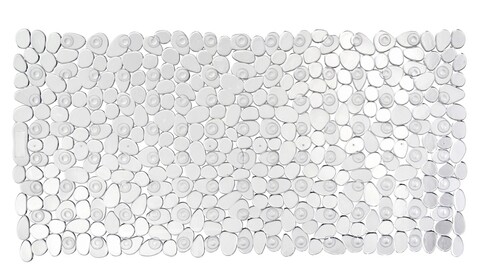 Covoras de baie, wenko, paradise, 36 x 71 x 0.6 cm, polivinil, transparent