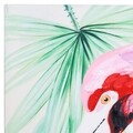 Tablou decorativ, Flamingo, Creaciones Meng, 90x120 cm, canvas/lemn de brad