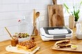 Aparat sandwich maker, Tefal, Snack XL, 850 W, placi detasabile, alb/gri