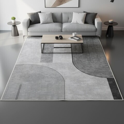 Covor, Infkece14, 80x120 cm, Gri