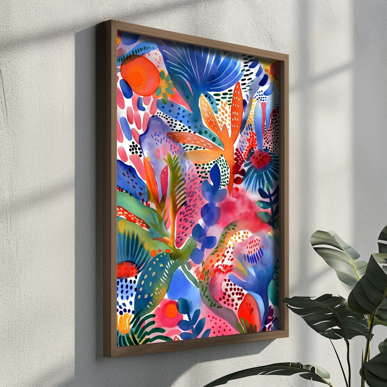 Tablou decorativ, GE022-L, Lemn, Multicolor - view 5