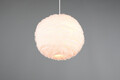Lustra Furry, RL, 35x150 cm, 10W, 1x E27, plus sintetic, alb