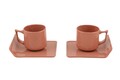 Set de cafea Kutahya Porselen, DS04KT0002, 4 piese, portelan
