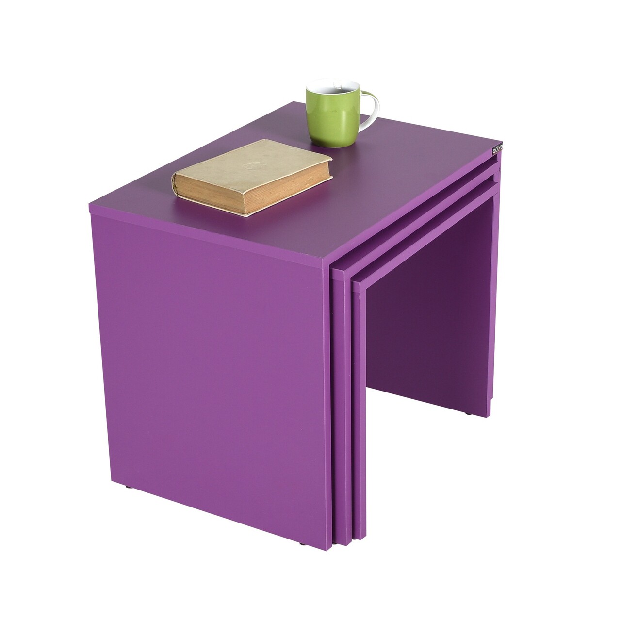 Masute, Hanah Home, Shp-103-Uu-1, 55x47x40 cm, Mov — imaginea 2
