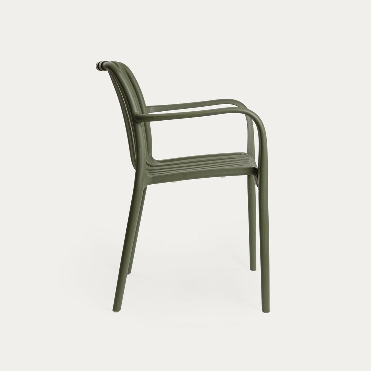 Scaun pentru gradina Valoro, Homla, 54.50x58.50x81 cm, plastic, verde inchis - view 6