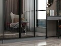 Dulap pentru haine, Hanah Home, Nisa, 270x210x52 cm, Antracit