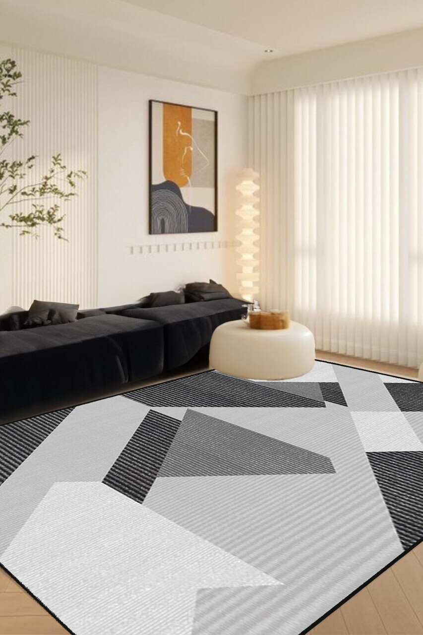 Covor, CLR-4154-10002, 60x250 cm, Poliester, Antracit