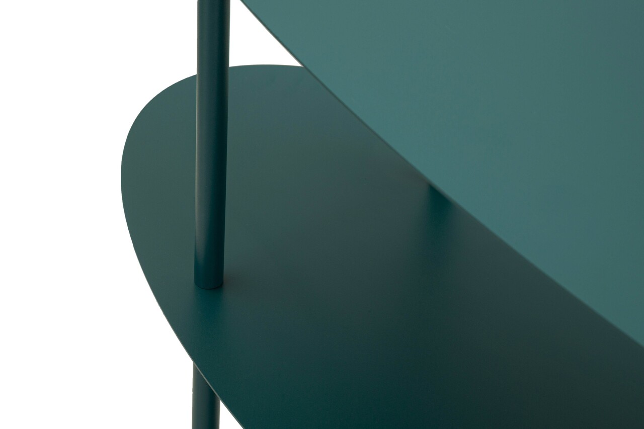 Consola, Mauro Ferretti, Saturn, 118x34x82 cm, metal, turcoaz - imagine 6