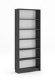 Corp biblioteca, Hanah Home, Bili5 80, 80x200x28 cm, Antracit