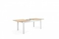 Masa extensibila, Finori, Bergen 50, 160 - 215 x 75 x 90 cm, PAL/MDF, stejar/alb