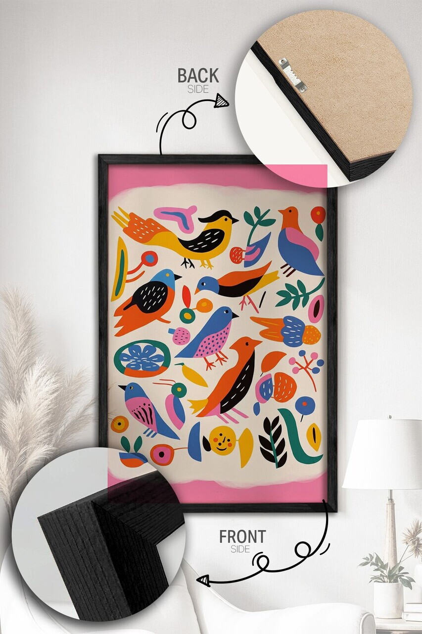 Tablou decorativ, Artnewclsyh76-5070, Lemn masiv, MDF, Multicolor - view 4