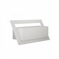Comoda TV, Homitis, Kayt - White, 36.5x120x59 cm